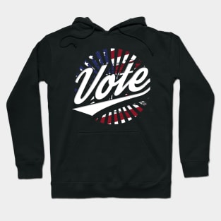 Vote Patriotic Design Hoodie